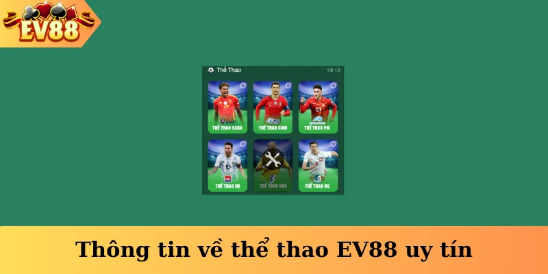 Thông tin về thể thao EV88 uy tín